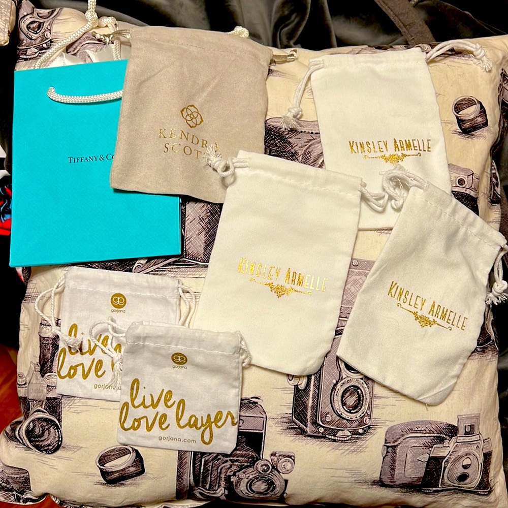 Misc jewelry bags new condition